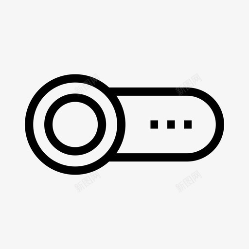 关闭开关非活动电源图标svg_新图网 https://ixintu.com 关闭开关 开关 电源 设置 非活动