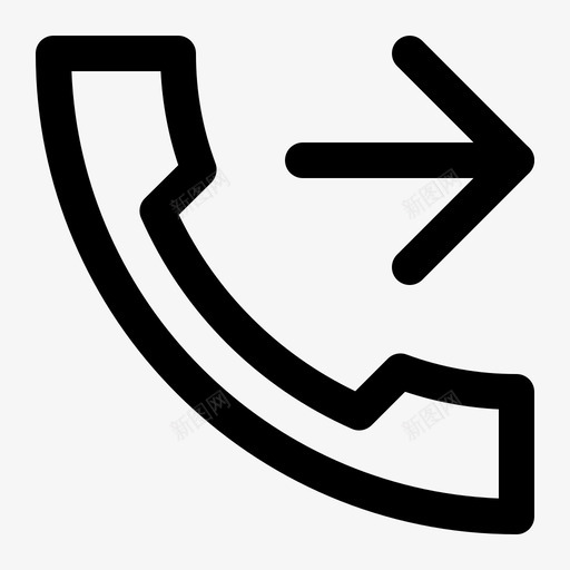 呼叫转移网络和通信线路图标设置svg_新图网 https://ixintu.com 呼叫转移 网络和通信线路图标设置