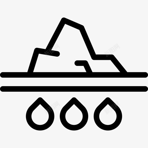 全球变暖生态学9线性图标svg_新图网 https://ixintu.com 全球变暖 生态学9 线性