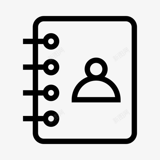 用户手册联系人内容图标svg_新图网 https://ixintu.com 内容 内容版权线 教育 用户手册 知识 联系人