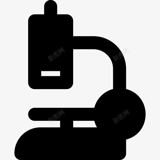 显微镜医院7填充图标svg_新图网 https://ixintu.com 医院7 填充 显微镜
