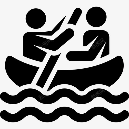 船假日人类象形图填充图标svg_新图网 https://ixintu.com 假日人类象形图 填充 船