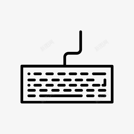 键盘电脑游戏图标svg_新图网 https://ixintu.com 游戏 电脑 电脑组件 键盘