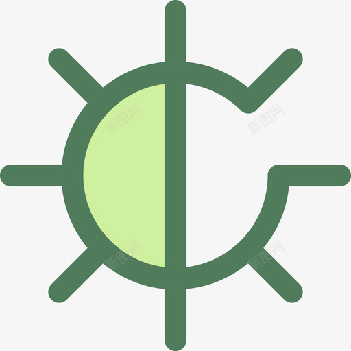 亮度设置和显示3verde图标svg_新图网 https://ixintu.com verde 亮度 设置和显示3
