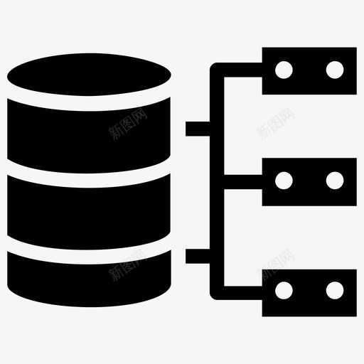 共享宿主共享服务器sql数据库图标svg_新图网 https://ixintu.com sqlserver sql数据库 web宿主 共享宿主 共享服务器 技术字形图标