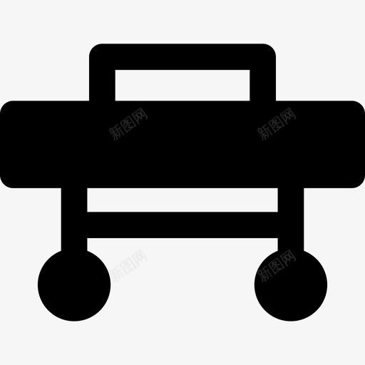 担架医院7已填充图标svg_新图网 https://ixintu.com 医院7 已填充 担架