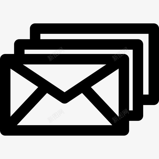 邮件web界面3线性图标svg_新图网 https://ixintu.com web界面3 线性 邮件
