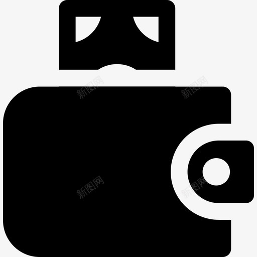 钱包商务和办公室装满图标svg_新图网 https://ixintu.com 商务和办公室 装满 钱包