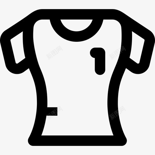 校服学校运动系列直线型图标svg_新图网 https://ixintu.com 学校运动系列 校服 直线型