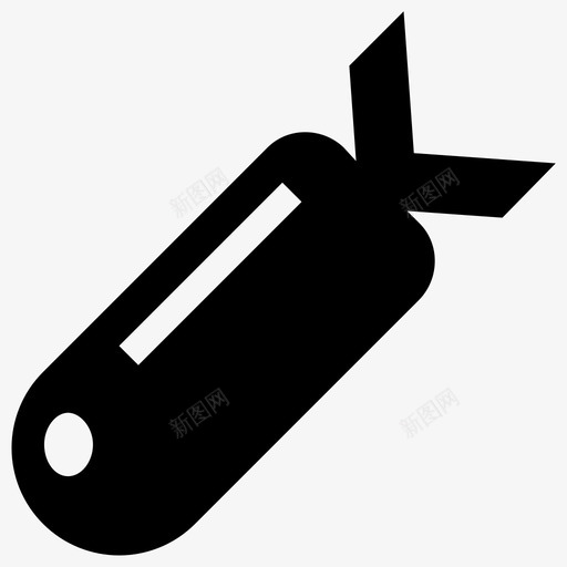 火箭炸弹航空炸弹军用航空图标svg_新图网 https://ixintu.com 军用航空 核弹 火箭炸弹 生物危害雕文图标 航空炸弹