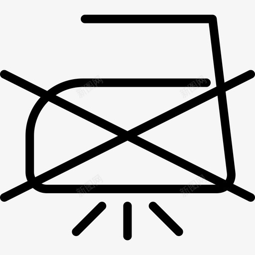 不熨烫清洁3线性图标svg_新图网 https://ixintu.com 不熨烫 清洁3 线性
