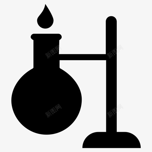 实验室研究化学仪器化学研究图标svg_新图网 https://ixintu.com 化学仪器 化学测试 化学研究 实验室研究 生物危害字形图标 科学研究