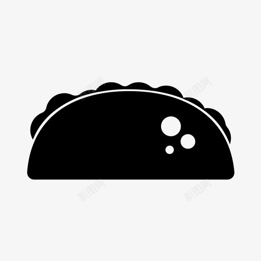 玉米卷面包食物图标svg_新图网 https://ixintu.com 三明治 玉米卷 蔬菜 面包 食品和饮料 食物