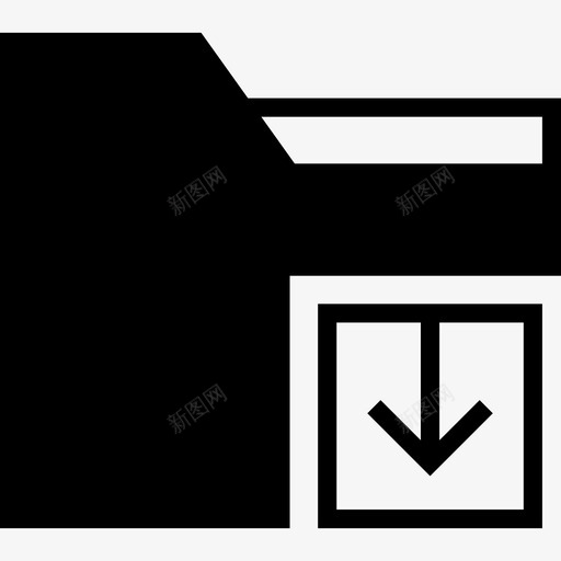文件夹交互集合2填充图标svg_新图网 https://ixintu.com 交互集合2 填充 文件夹