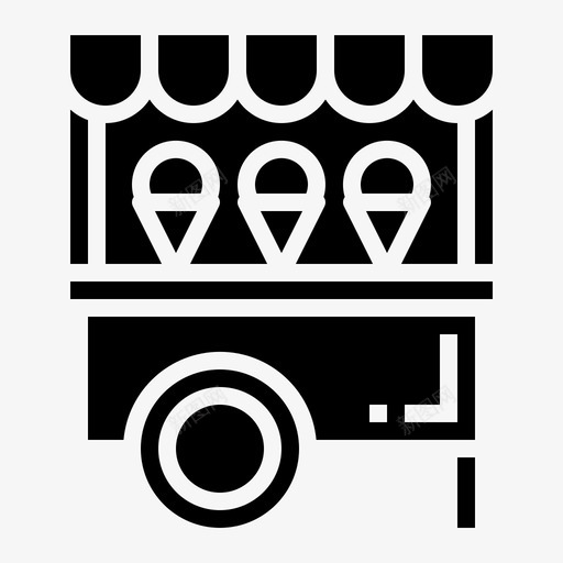 冰淇淋摊冰淇淋冰淇淋店图标svg_新图网 https://ixintu.com 冰淇淋 冰淇淋店 冰淇淋摊