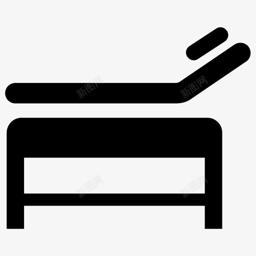 按摩台按摩疗法理疗图标svg_新图网 https://ixintu.com 按摩台 按摩疗法 按摩符号图标 放松 理疗