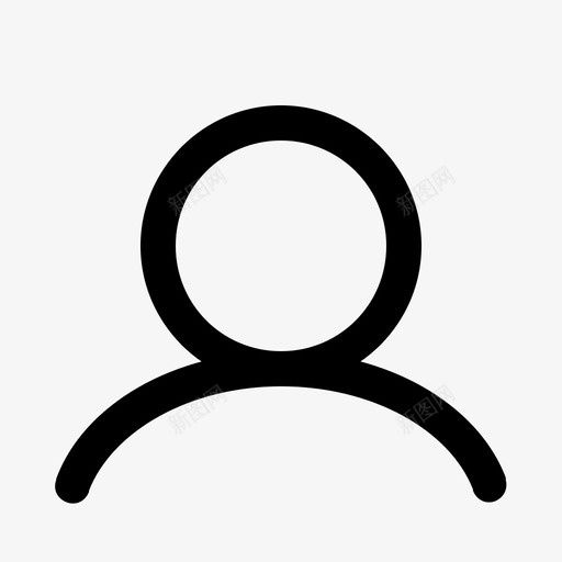 底部标签-我的svg_新图网 https://ixintu.com 底部标签-我的
