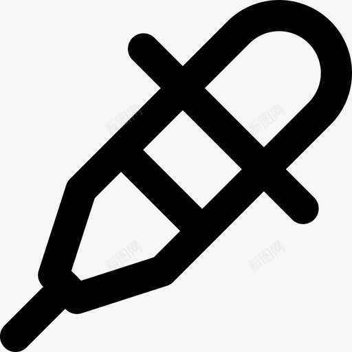移液管6号医院线性图标svg_新图网 https://ixintu.com 6号医院 移液管 线性