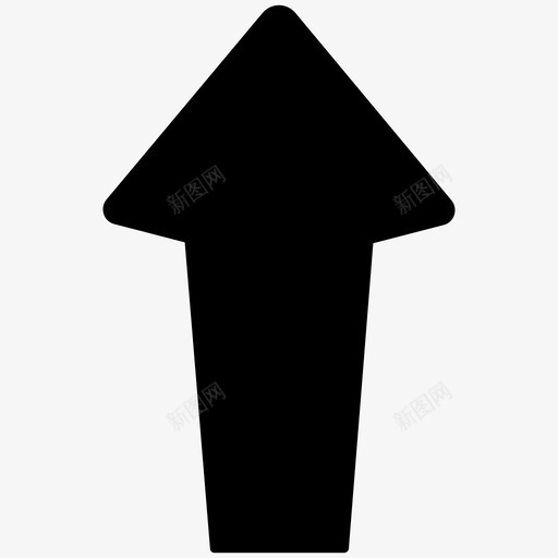 向上箭头上载web图标svg_新图网 https://ixintu.com web 上载 向上箭头 基本5