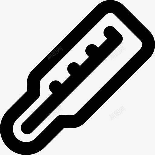 温度计科学研究9线性图标svg_新图网 https://ixintu.com 温度计 科学研究9 线性