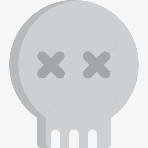 颅骨杂项扁平图标svg_新图网 https://ixintu.com 扁平 杂项 颅骨
