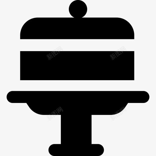蛋糕咖啡店15填充图标svg_新图网 https://ixintu.com 咖啡店15 填充 蛋糕