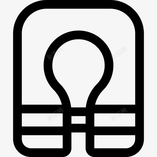 救生衣杂项潜水缆索和设备图标svg_新图网 https://ixintu.com 救生衣 杂项 潜水缆索和设备