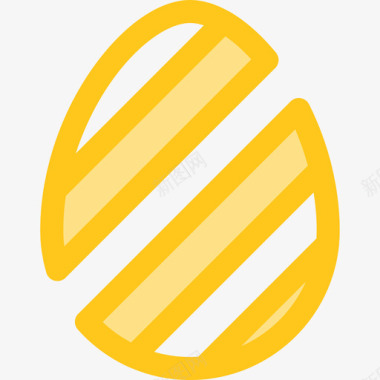 复活节彩蛋假日15黄色图标图标