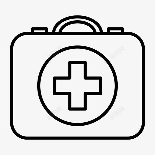 医疗箱健康护理人员图标svg_新图网 https://ixintu.com fps大纲 健康 医疗箱 护理人员