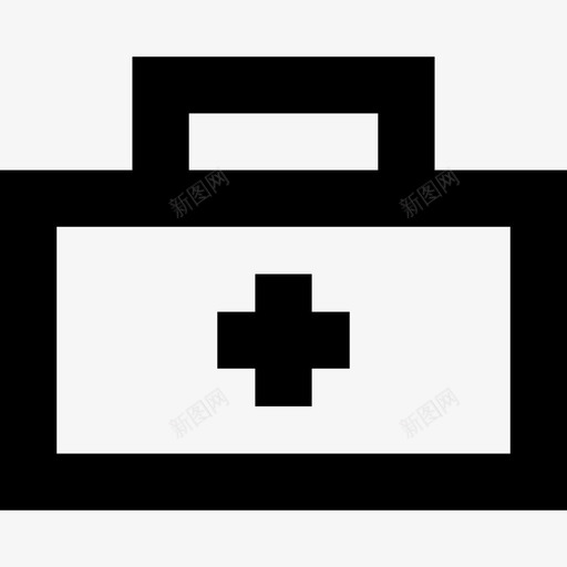 急救箱医用17线性图标svg_新图网 https://ixintu.com 医用17 急救箱 线性