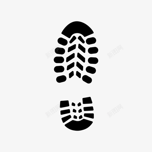 左鞋印鞋印脚印图标svg_新图网 https://ixintu.com 左鞋印 脚印 鞋印
