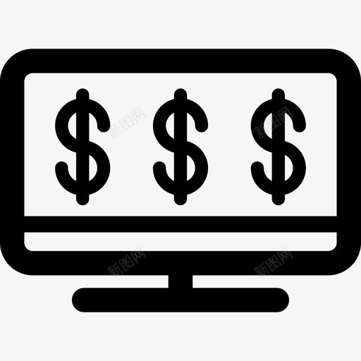 计算机银行和金融要素图标svg_新图网 https://ixintu.com 计算机 银行和金融要素