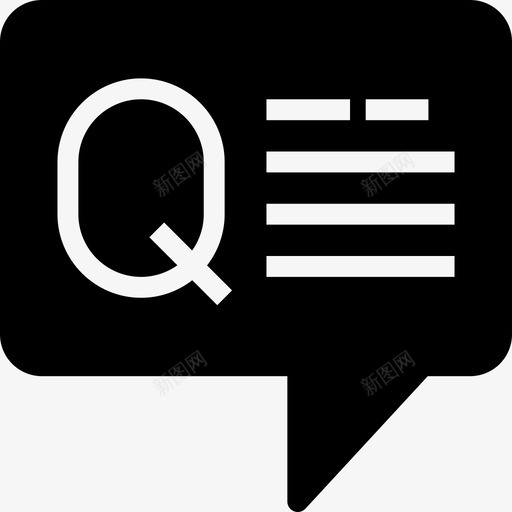 问题教育图标集已填充svg_新图网 https://ixintu.com 已填充 教育图标集 问题