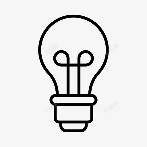 灯泡人工智能自动化图标svg_新图网 https://ixintu.com 人工智能 技术 灯泡 编码 自动化