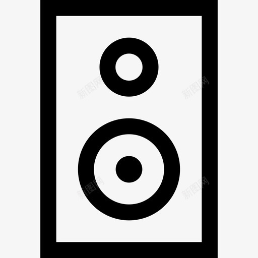 扬声器电子收集线性图标svg_新图网 https://ixintu.com 扬声器 电子收集 线性