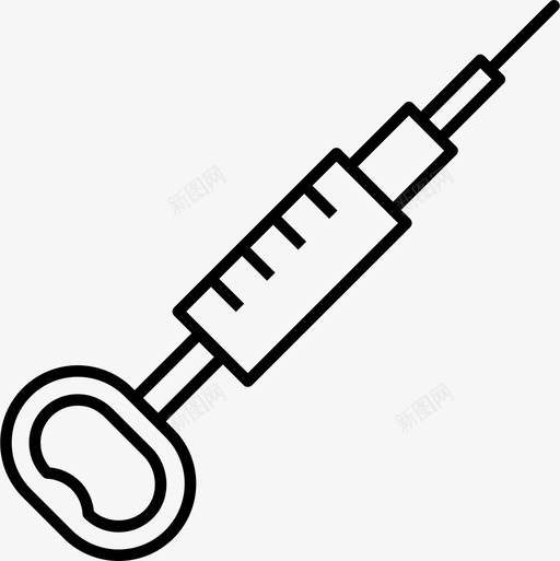 注射器肉毒杆菌医疗保健图标svg_新图网 https://ixintu.com 医疗保健 注射器 美容程序 肉毒杆菌 药品 针头