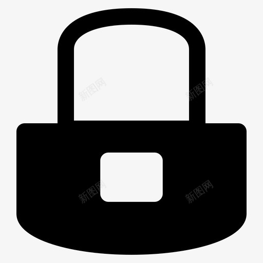 锁隐私安全图标svg_新图网 https://ixintu.com 基本用户界面元素 安全 用户界面 锁 隐私