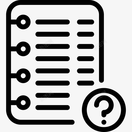 笔记本教育19直线图标svg_新图网 https://ixintu.com 教育19 直线 笔记本