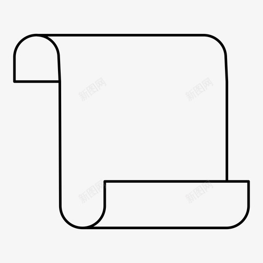 卷轴古代埃及图标svg_新图网 https://ixintu.com 卷轴 历史 古代 埃及