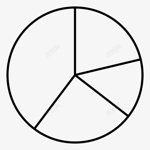 图表分析饼图图标svg_新图网 https://ixintu.com 业务图表和线条图 分析 图表 统计 饼图