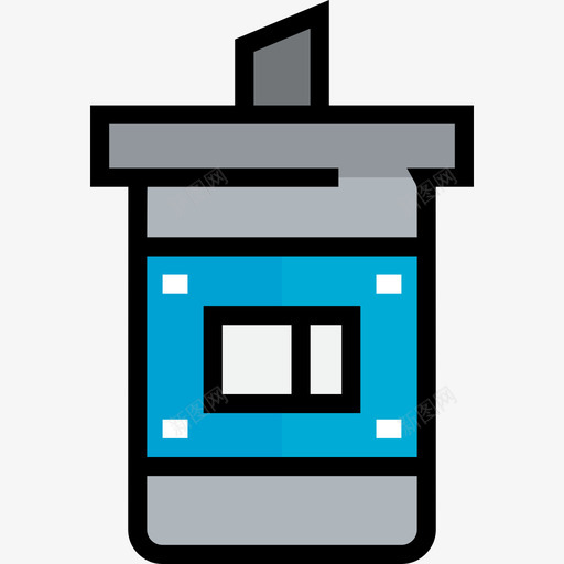 糖罐咖啡店11线性颜色图标svg_新图网 https://ixintu.com 咖啡店11 糖罐 线性颜色