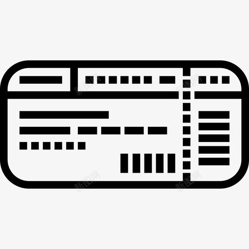 飞机票机场8号直达图标svg_新图网 https://ixintu.com 机场8号 直达 飞机票