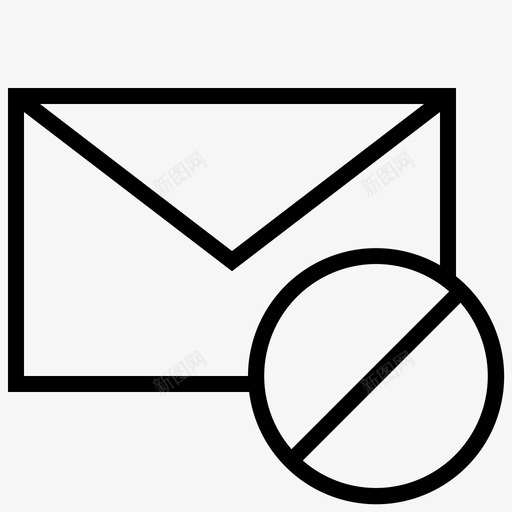 邮件块通信对话框图标svg_新图网 https://ixintu.com 对话框 用户界面 电话 移动 通信 邮件块