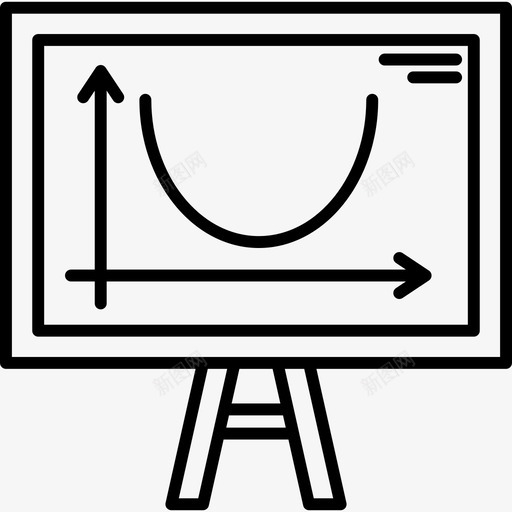 黑板线性详细高中元素线性图标svg_新图网 https://ixintu.com 线性 线性详细高中元素 黑板