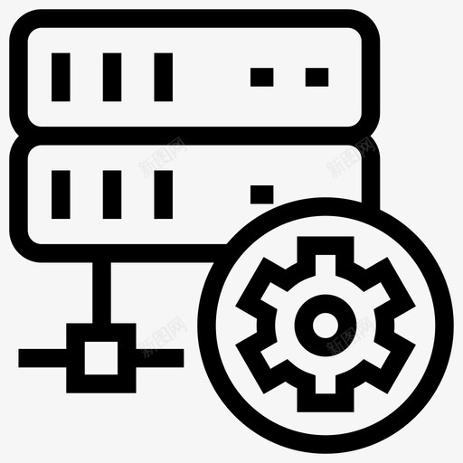 服务器设置数据中心数据库图标svg_新图网 https://ixintu.com 存储 收藏夹 数据中心 数据库 数据库服务器行 服务器设置
