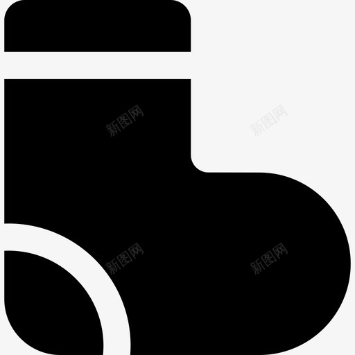 袜子婴儿和玩具3填充图标svg_新图网 https://ixintu.com 填充 婴儿和玩具3 袜子