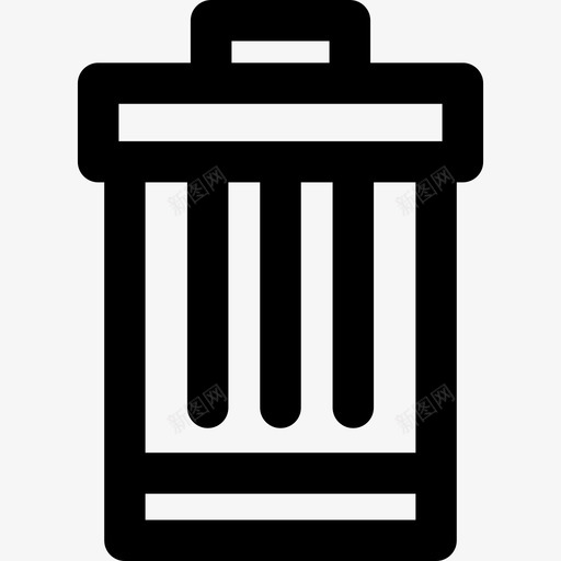垃圾ui图标3线性svg_新图网 https://ixintu.com ui图标3 垃圾 线性