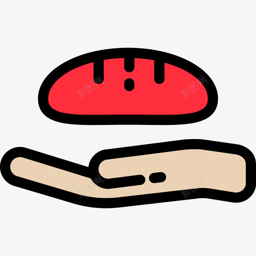 食物慈善套装2线性颜色图标svg_新图网 https://ixintu.com 慈善套装2 线性颜色 食物