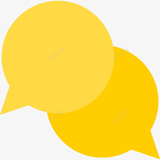 语音泡泡通讯收集扁平图标svg_新图网 https://ixintu.com 扁平 语音泡泡 通讯收集