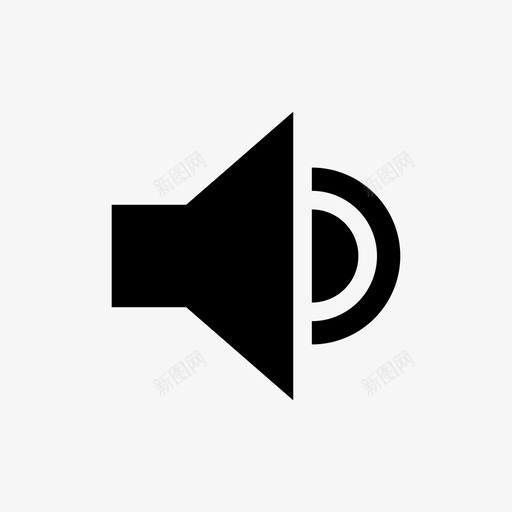 扬声器音频免提图标svg_新图网 https://ixintu.com 免提 响亮 声音 扬声器 移动用户界面元素 音频